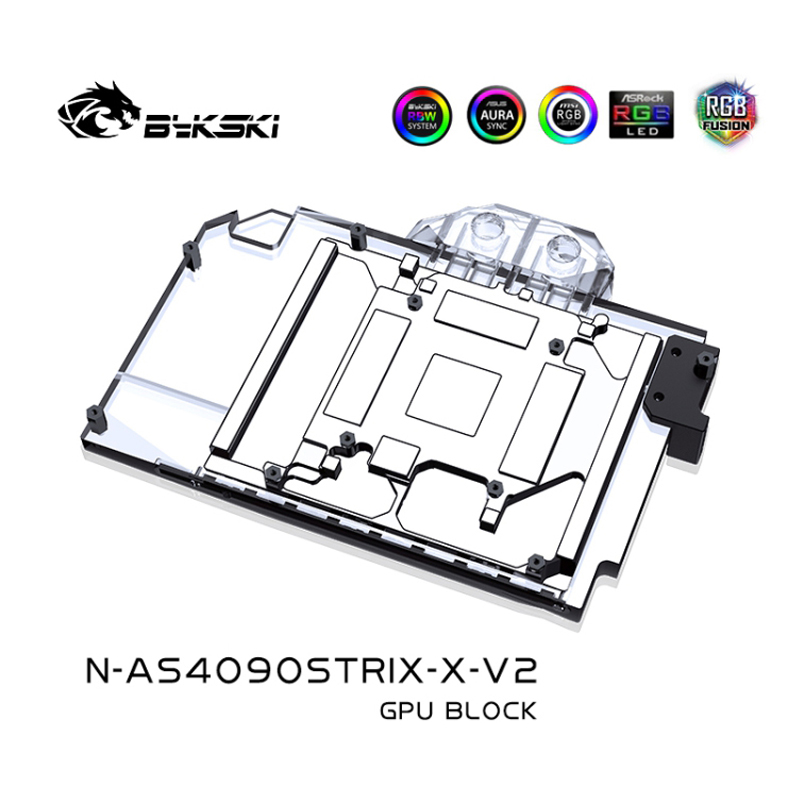 Rtx 3090 24Gb Gddr6X - บล็อกระบายความร้อน GPU Bykski สำหรับการ์ดจอ ASUS TUF